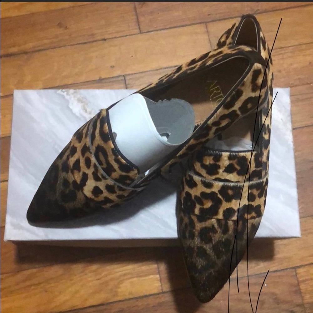 BRAND NEW!! Franco Sarto Leopard Loafers